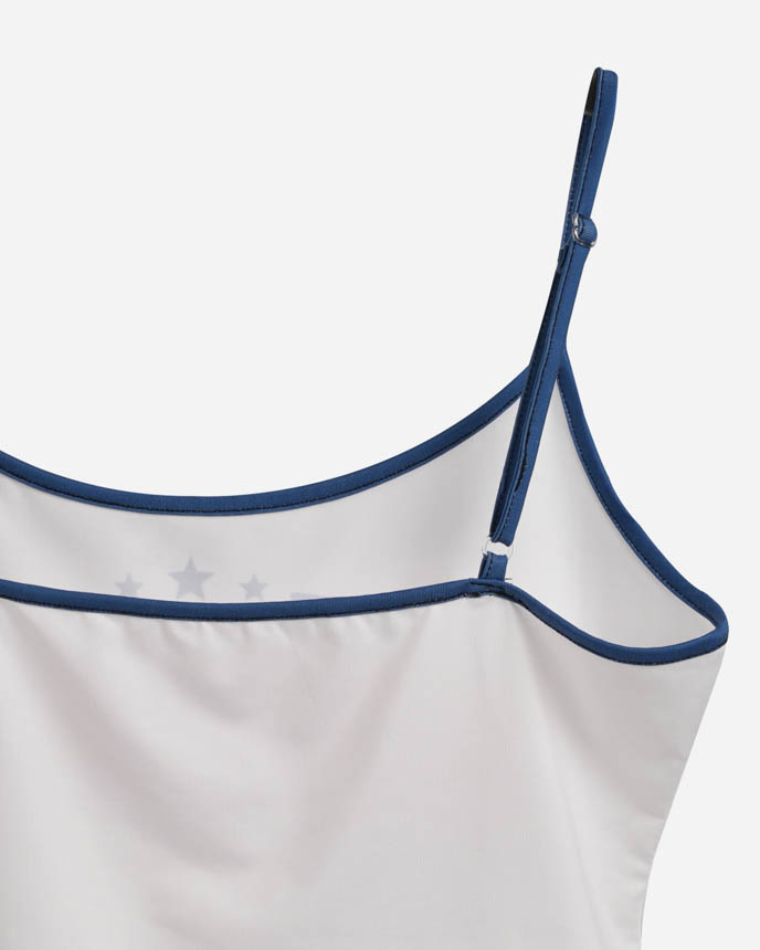 All-over Print Women's Fitted Tank Top (Thin Straps)