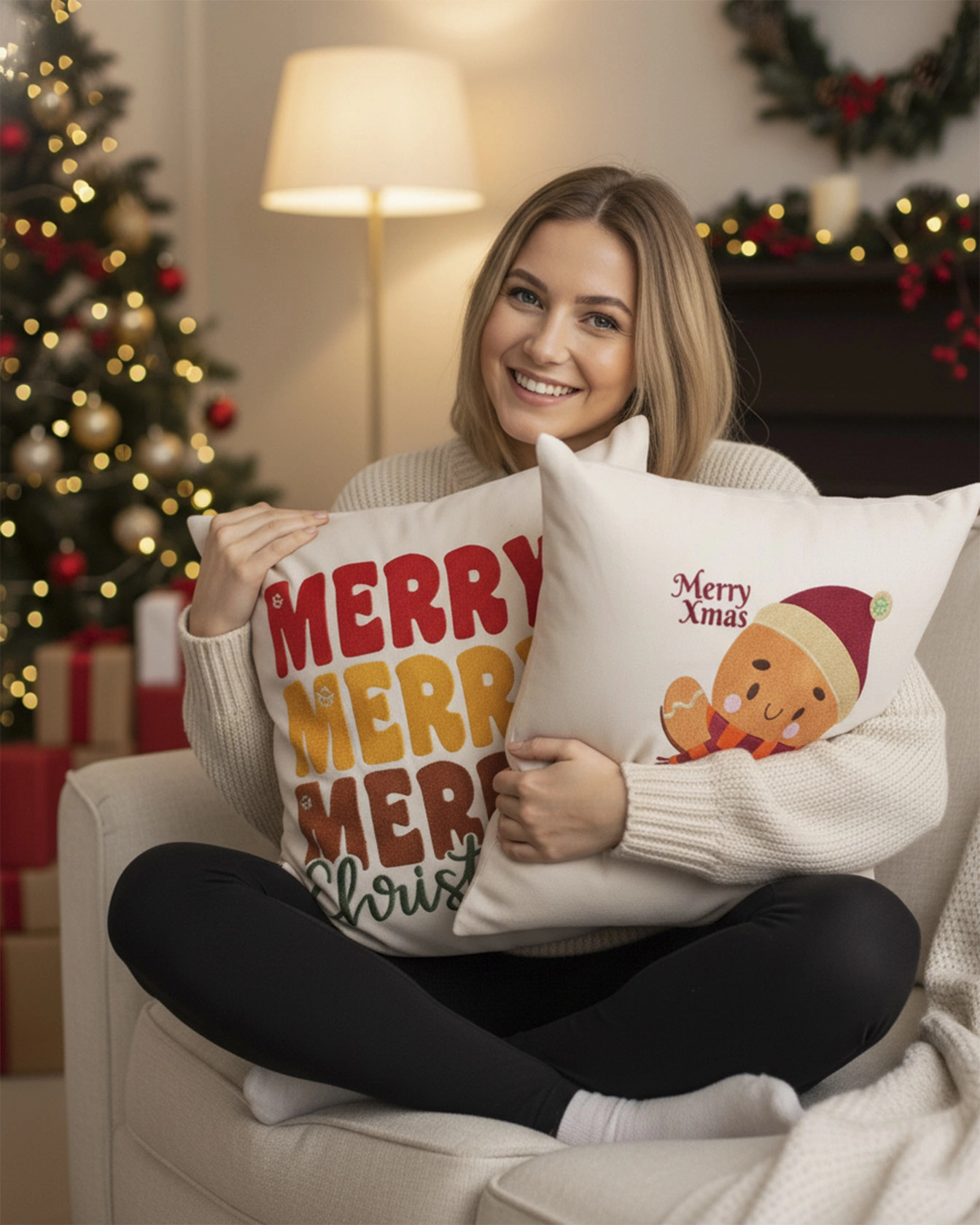 Embroidered Pillow