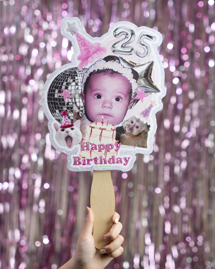 Custom Shape Photo Hand Fan