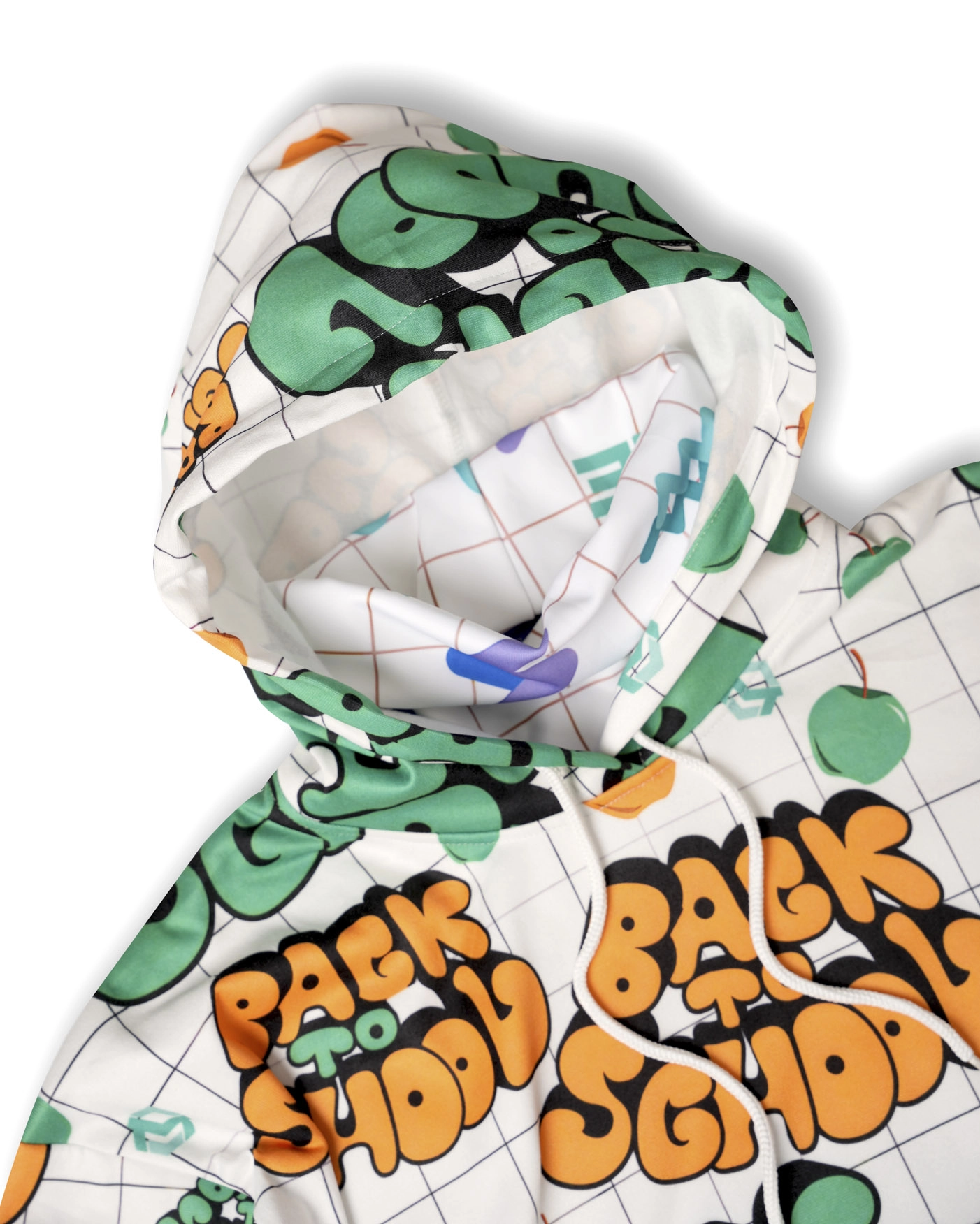 All-over Print Gaiter Hoodie (Lightweight)