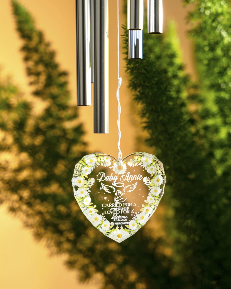 Glass Ornament Wind Chime