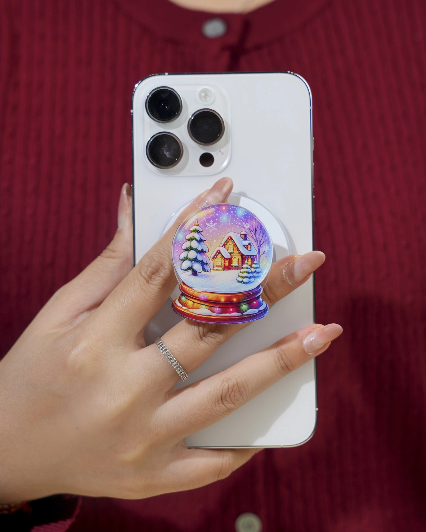 Custom Shape Acrylic Magnetic Phone Grip