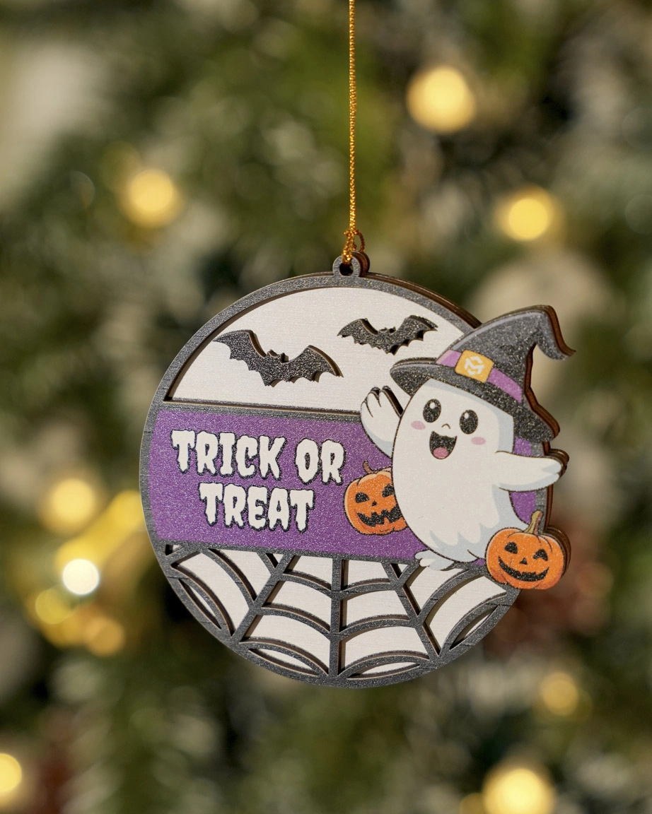 Custom Shape 3-Layered Wood Ornament
