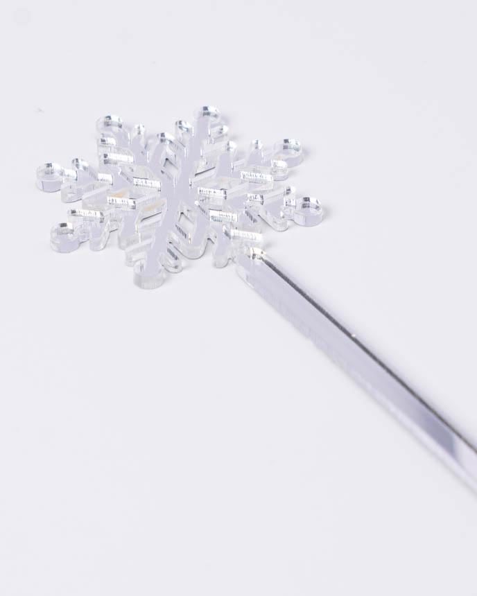 Custom Shape 1-Layer Mirror Acrylic Drink Stirrer