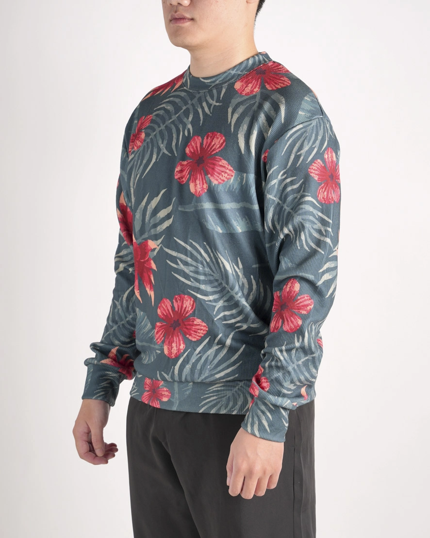 All-over Print Knitted Sweater