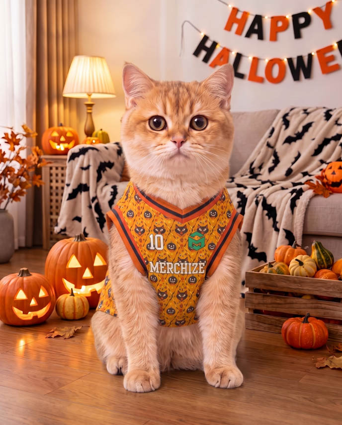 All-over Print Mesh Pet Soccer Jersey (Wide Shoulder)