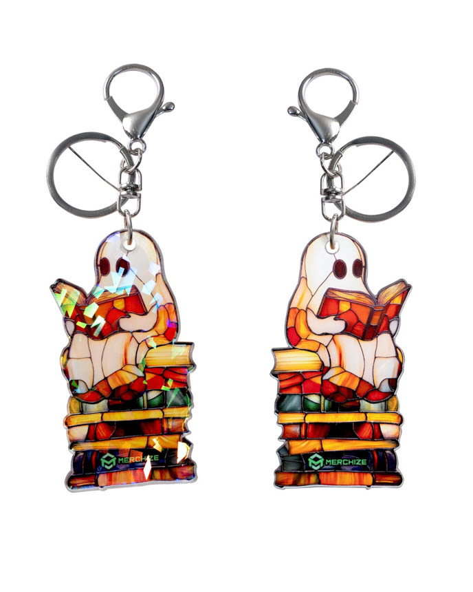Custom Shape Acrylic Hologram Keychain