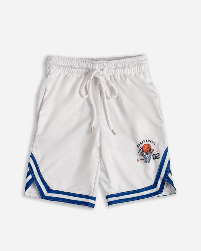 All-over Print Kid and Youth Basketball V-neck Jersey Set