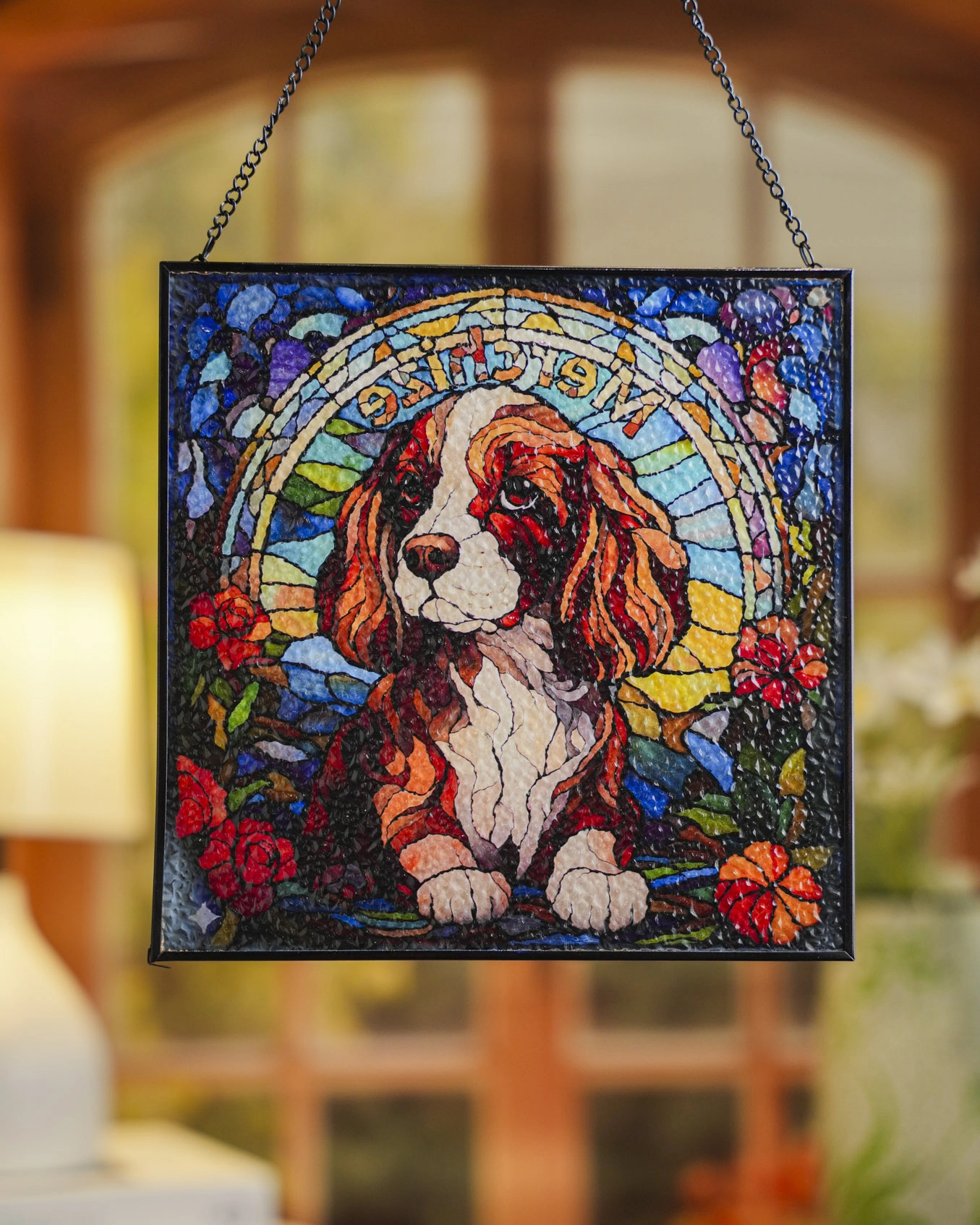 Stained Glass Suncatcher for Window Hanging