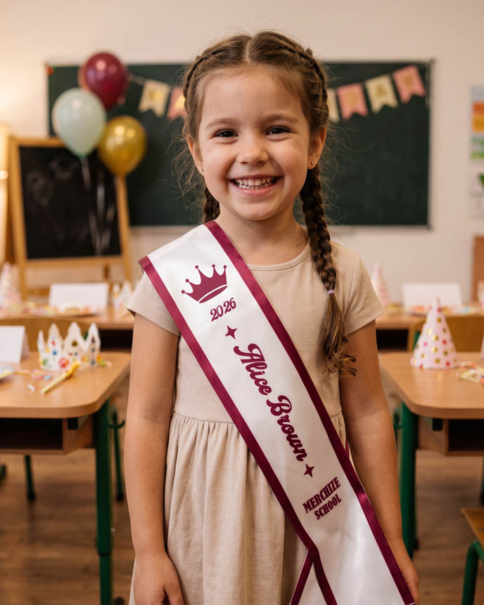 Satin Pageant Sash