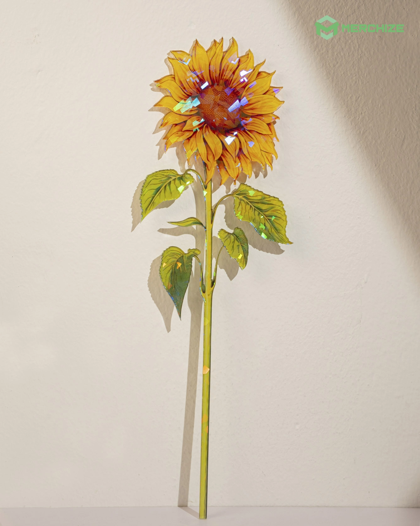 Custom Shape Hologram Flower