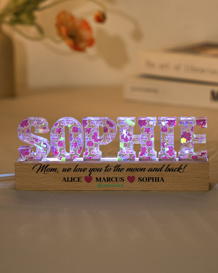 Hologram Name Night Light