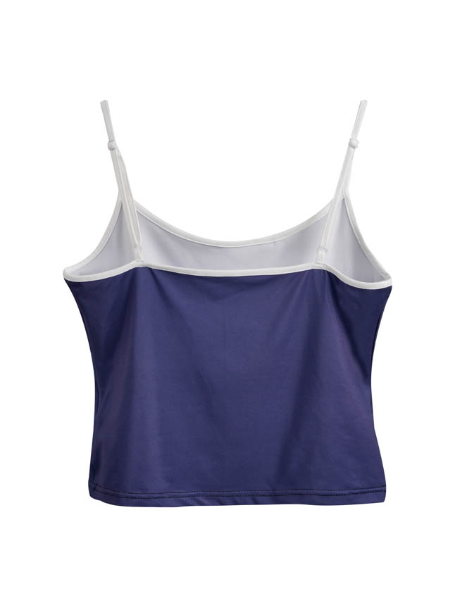 All-over Print Women's Fitted Tank Top (Thin Straps)