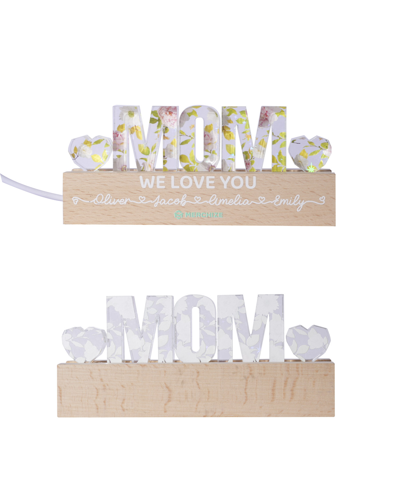 Hologram Name Night Light