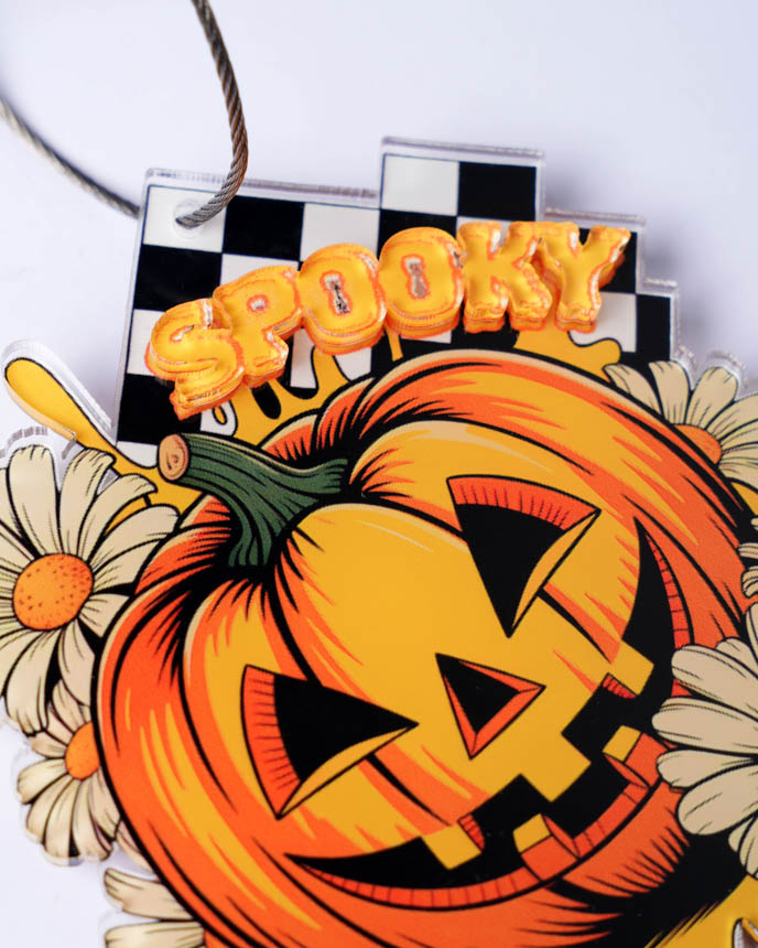 Custom Shape 2-Layer Clear Acrylic Tag
