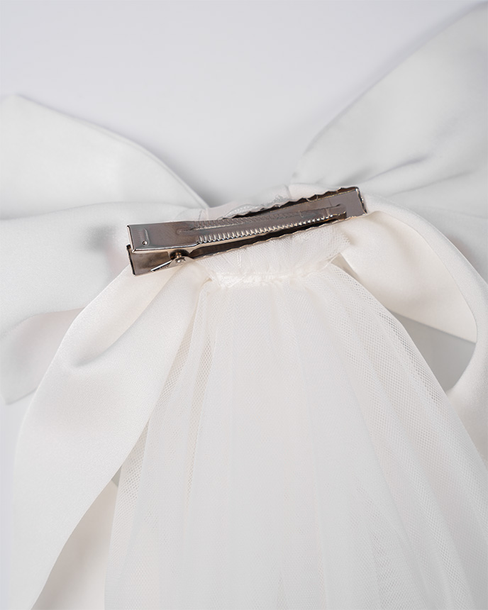 Satin Bow Veil