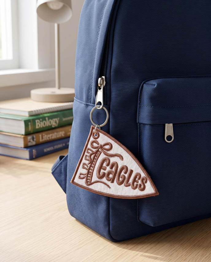 Custom Shape Embroidered Tag