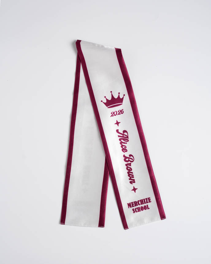 Satin Pageant Sash