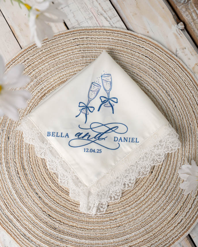 All-over Print Satin Handkerchief
