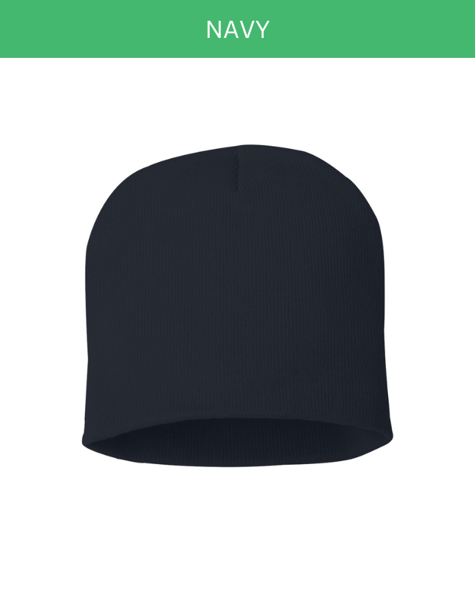 Engraved Leather Patch Beanie for Kid (Made in US) 