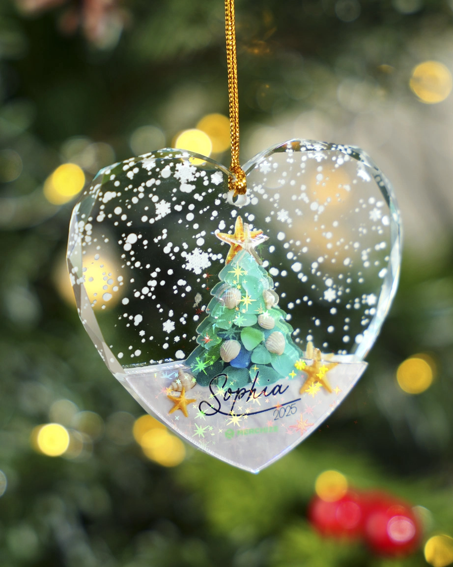 Glass and Hologram Ornament