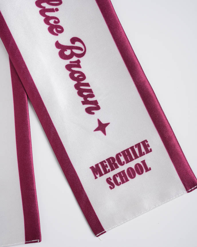 Satin Pageant Sash