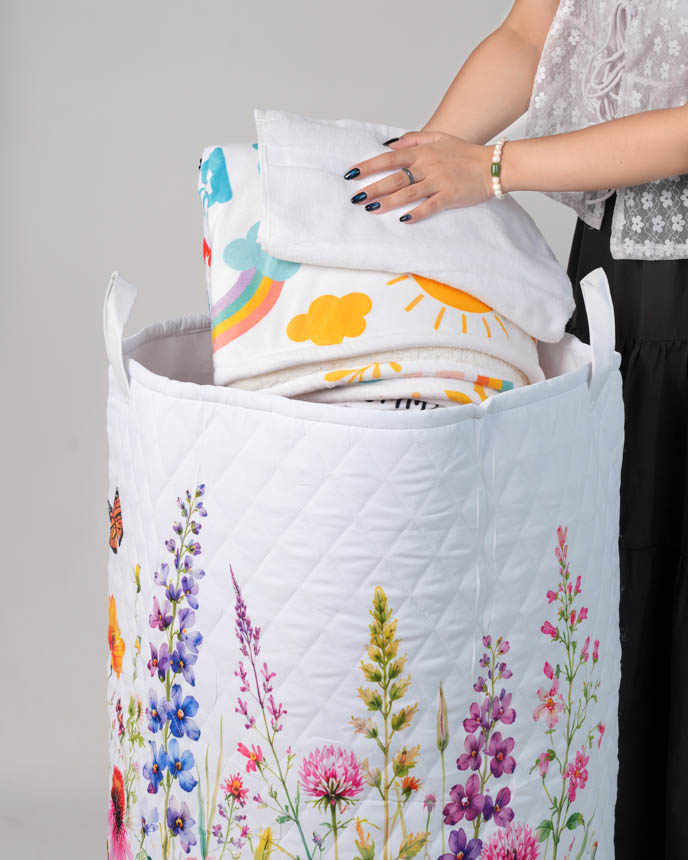 Quilt Laundry Basket