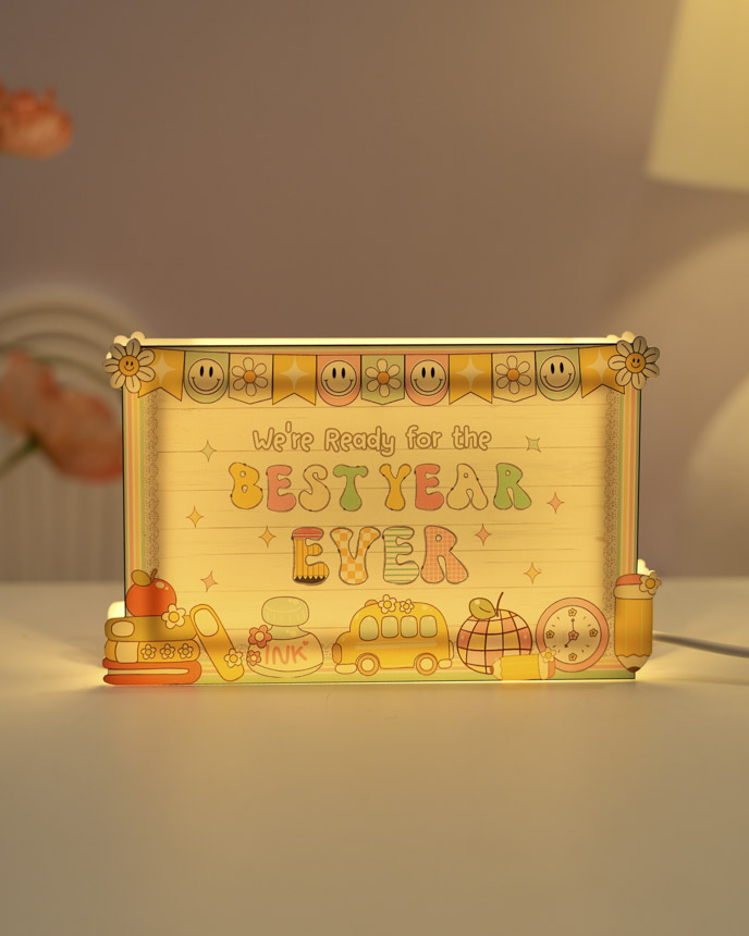 Custom Shape 2-side Printed Photo Night Light Box