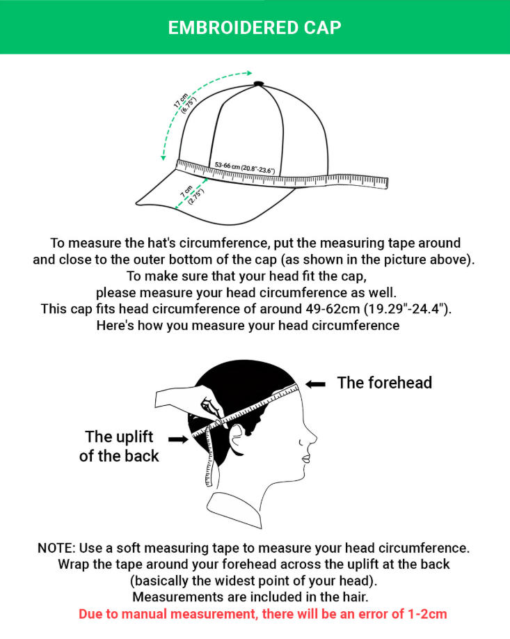 Embroidered Cap (Lightweight)