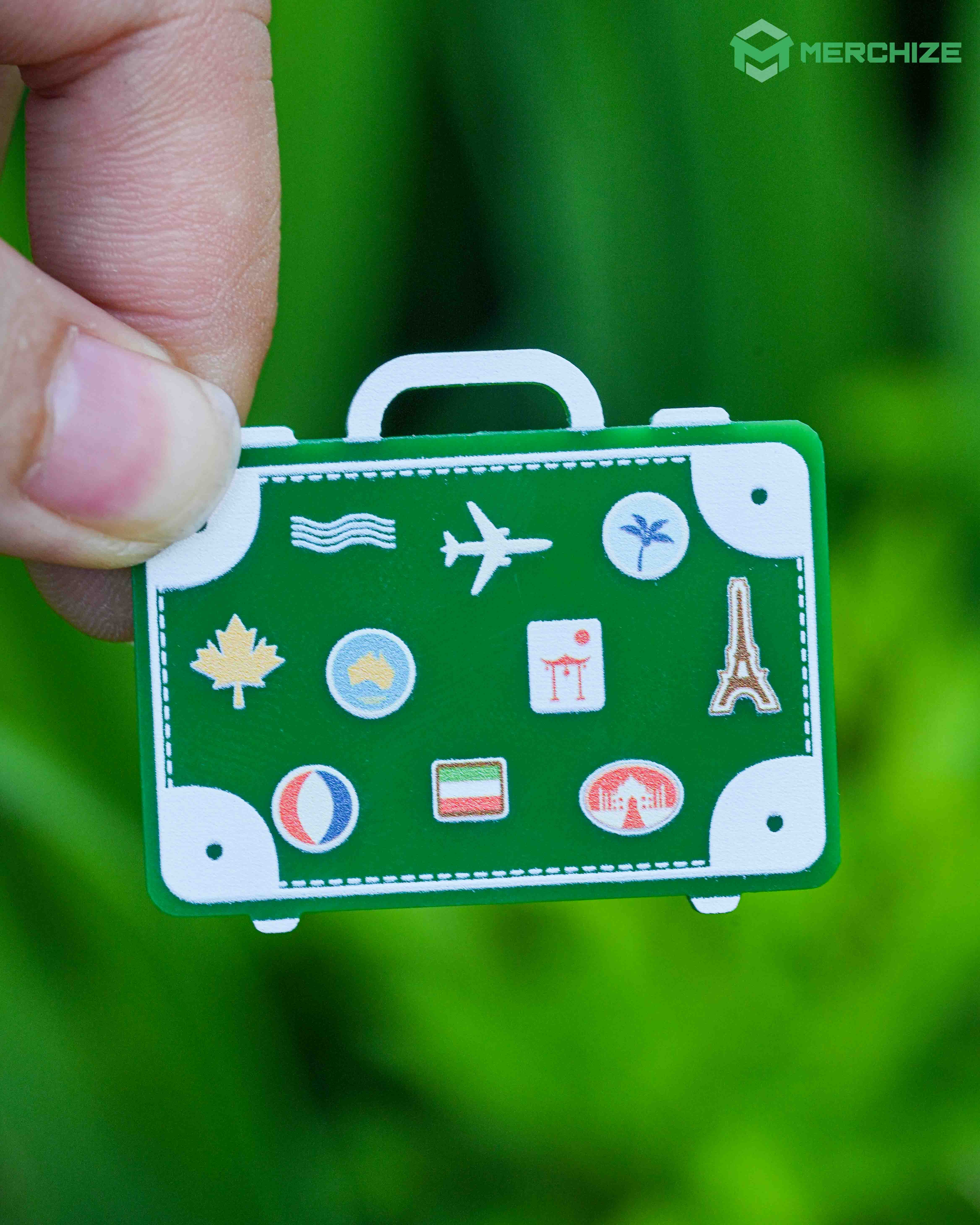 Custom Shape Colored Acrylic Tag