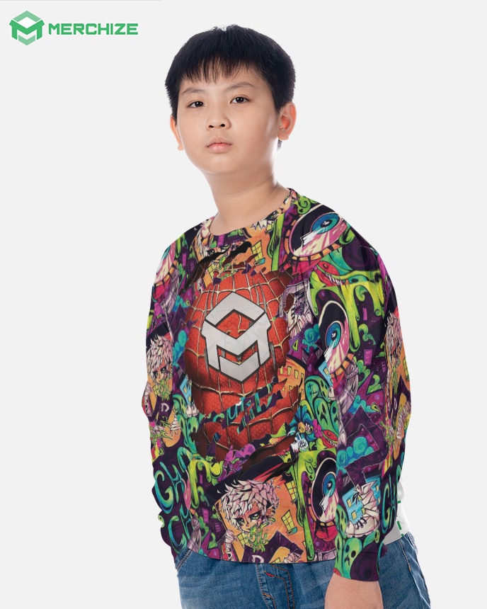 All-over Print Youth Sweatshirt (Midweight)