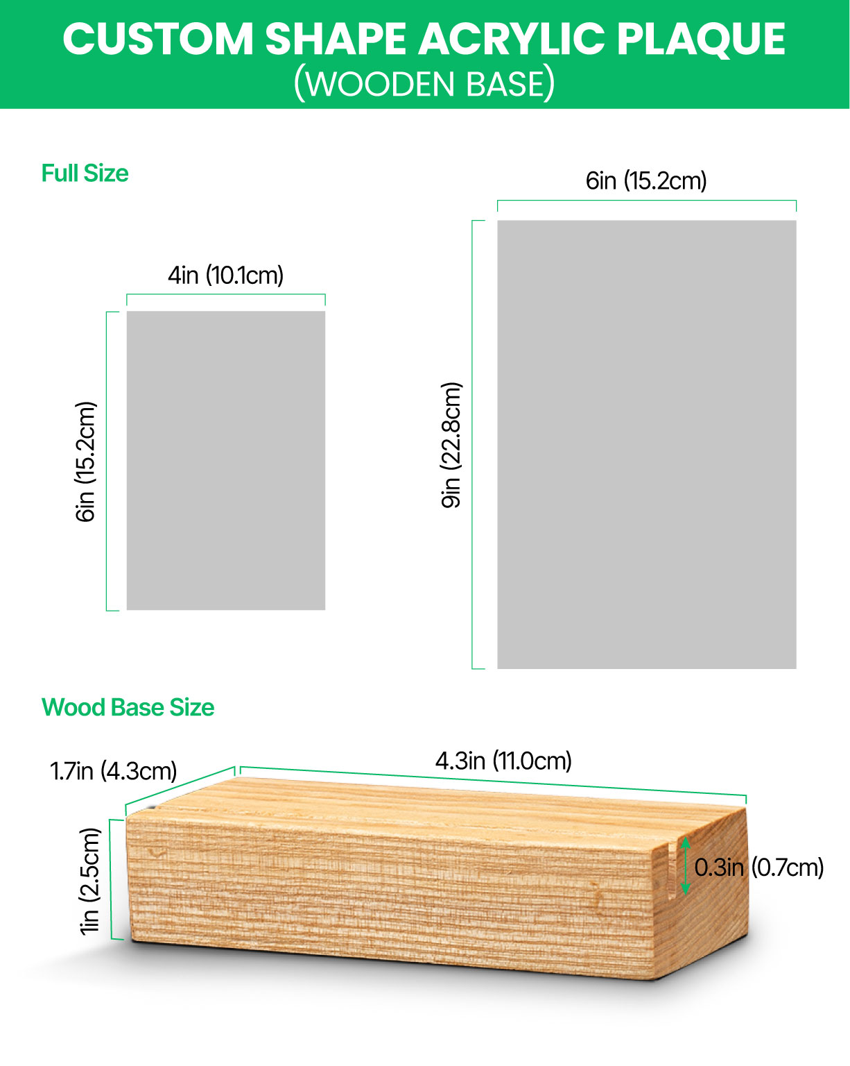 Custom Shape Acrylic Plaque