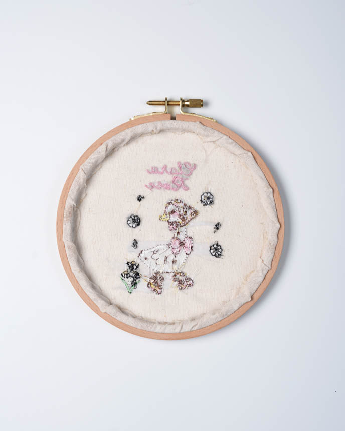 Embroidered Hoop Ornament