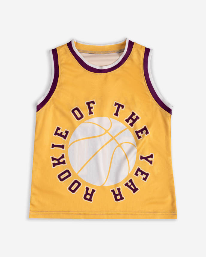 All-over Print Kid and Youth Basketball Crewneck Jersey Set