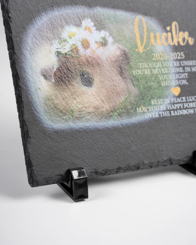 2-side Printed Memorial Garden Stone