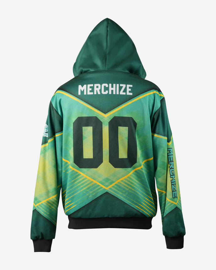 All-over Print Fleece Zip Hoodie