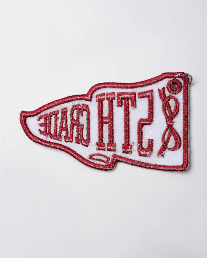 Custom Shape Embroidered Tag