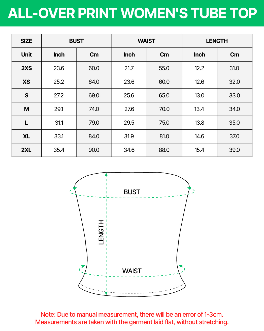 All-over Print Women's Tube Top