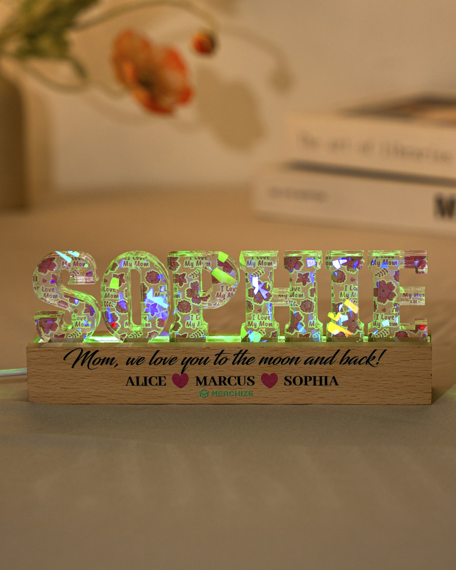 Hologram Name Night Light
