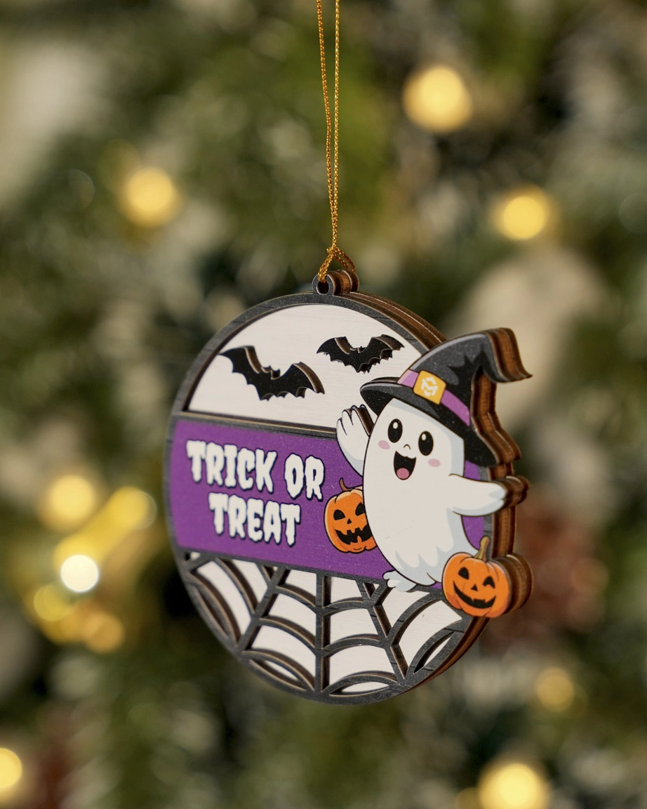 Custom Shape 3-Layered Wood Ornament