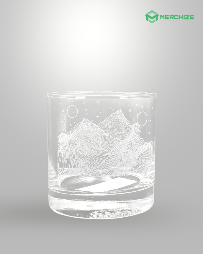 Engraved Whiskey Glass (Made in US)