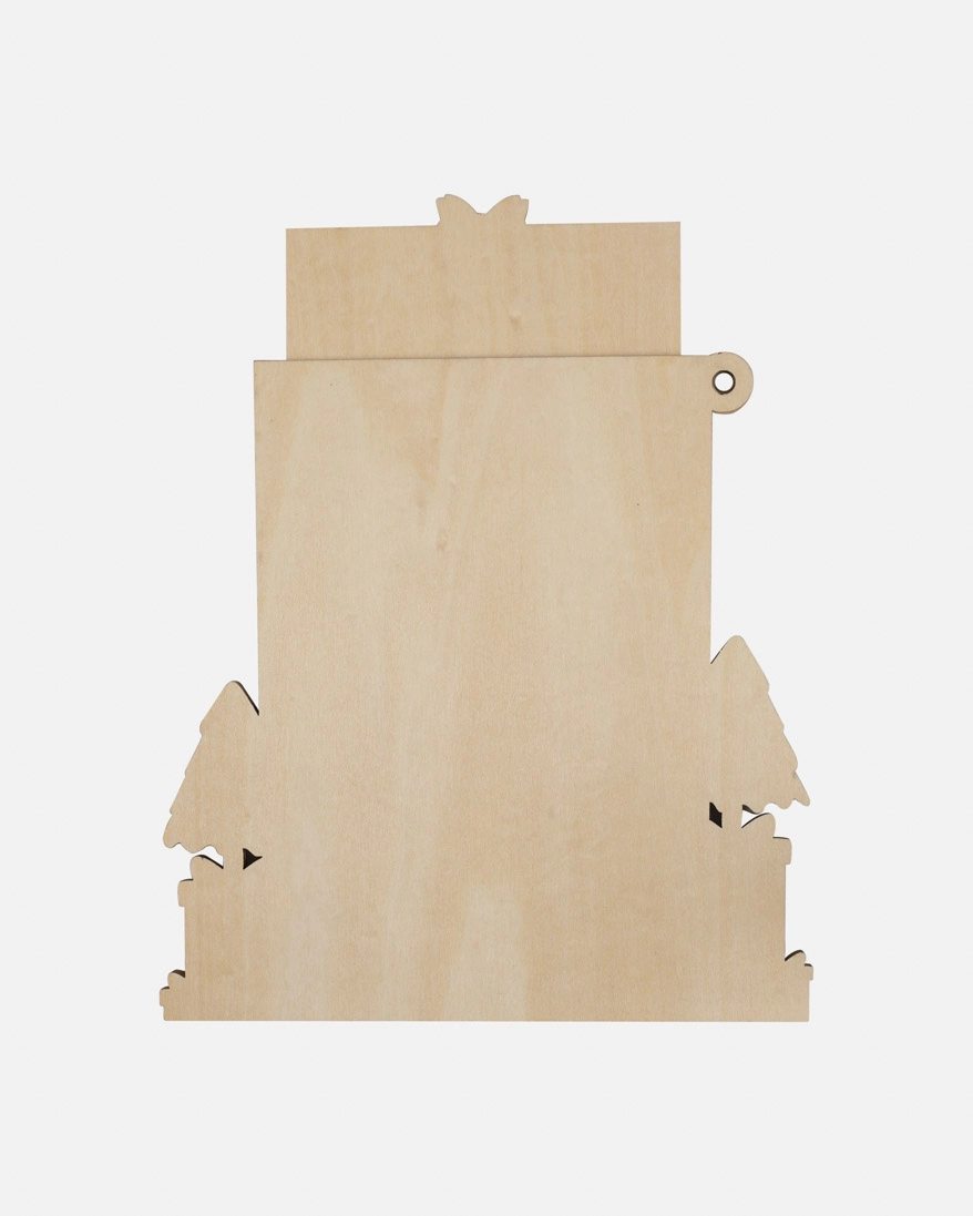 Custom Shape Wooden Slider Ornament