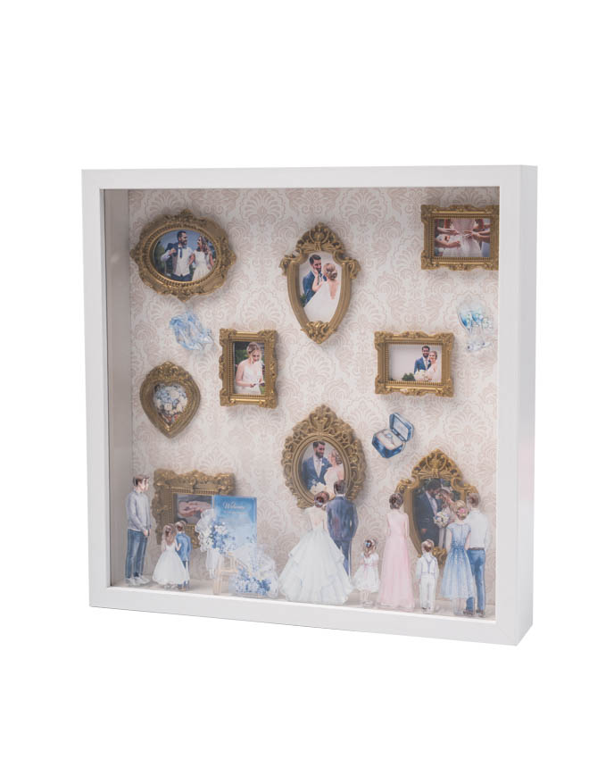 Custom Shape Acrylic And Photo Museum Frame Box