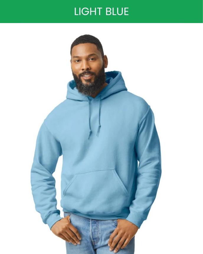 Carolina blue gildan hoodie sale