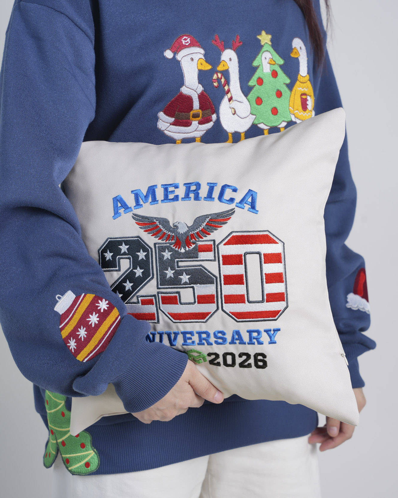 Embroidered Pillow Case