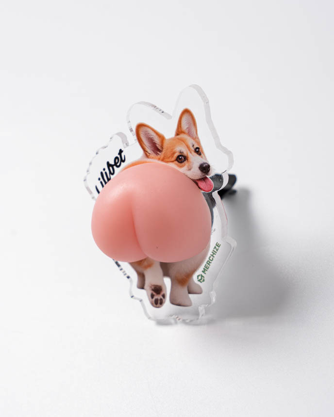 Custom Shape 1-side Acrylic Squishy Car Clip