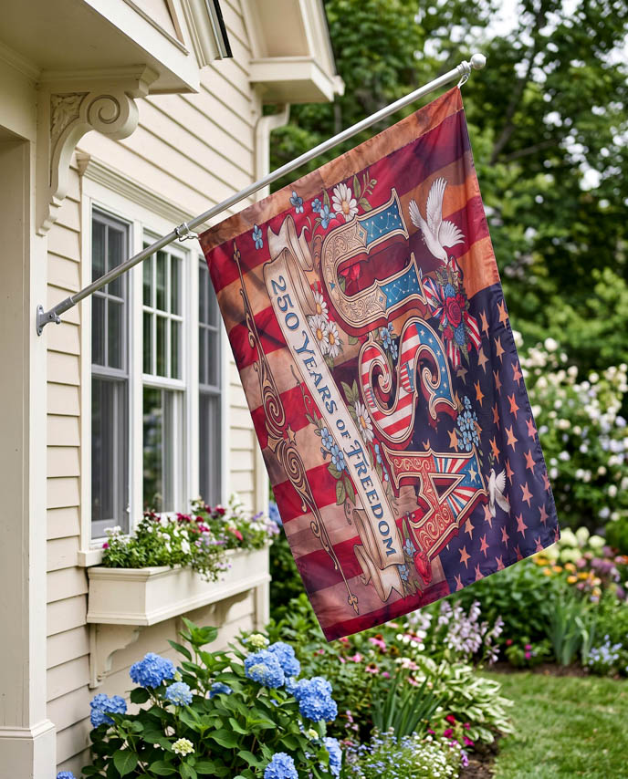 2-side Printed Poly Garden Flag (Made in US) 