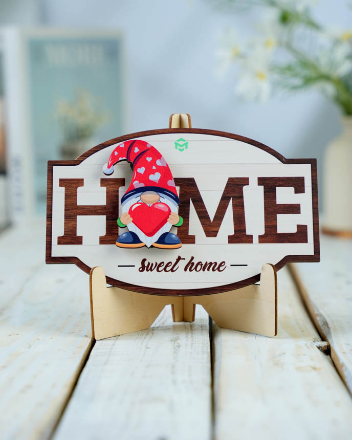 Custom Shape Interchangeable Wood Sign