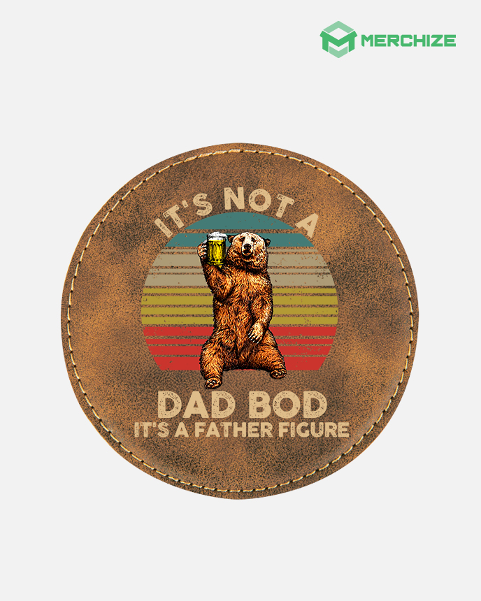 Round Leatherette Coaster (Made in US)