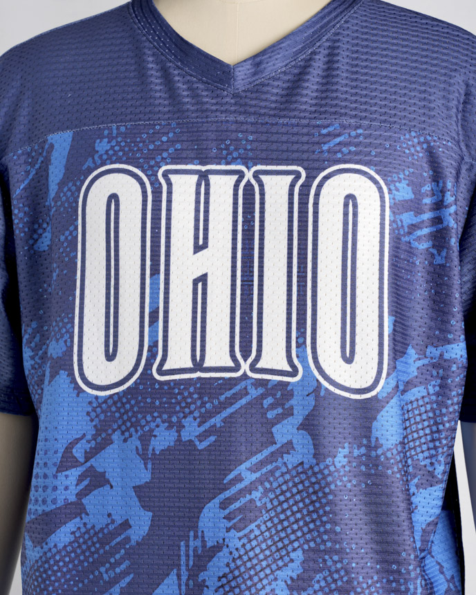 All-over Print Mesh Football Jersey